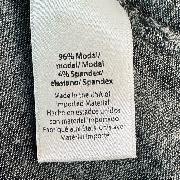 Beyond Yoga Dream Knit Long Sleeve Lightweight Modal Charcoal Gray SZ Large - Picture 5 of 11